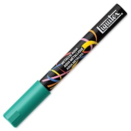 Liquitex Marker - Metallic Aqua, Bullet Tip, 2 mm, capped