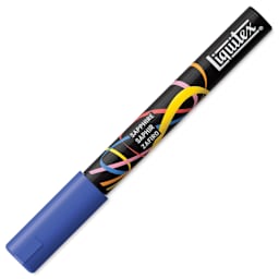 Liquitex Marker - Sapphire, Bullet Tip, 2 mm, capped