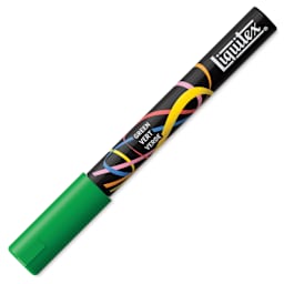 Liquitex Marker - Green, Bullet Tip, 2 mm, capped
