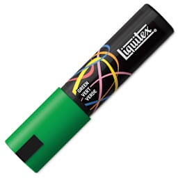 Liquitex Marker - Green, Chisel Tip, 8 mm, capped