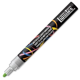 Liquitex Marker - Metallic Light Green, Bullet Tip, 2 mm