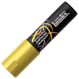 Liquitex Marker - Metallic Gold, Chisel Tip, 8 mm, capped