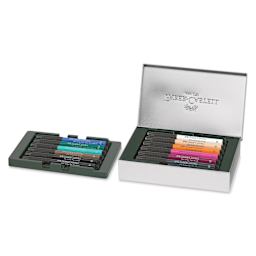 Faber-Castell Pitt Artist City Collection Brush Pens - Set of 12, Sydney, open, showing contents