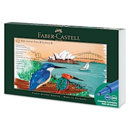 Faber-Castell Pitt Artist City Collection Brush Pens - Set of 12, Sydney, front of packaging