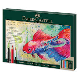 Faber-Castell Albrecht Dürer & Pitt Artist Pen Gift Set - Set of 21, front of packaging