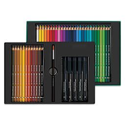 Faber-Castell Albrecht Dürer & Pitt Artist Pen Gift Set - Set of 46, contents