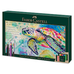 Faber-Castell Albrecht Dürer & Pitt Artist Pen Gift Set - Set of 46, front of packaging