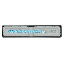 Herbin Straight Glass Dip Pen - Calanque Blue, in packaging