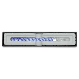 Herbin Straight Glass Dip Pen - Sapphire Blue, in packaging