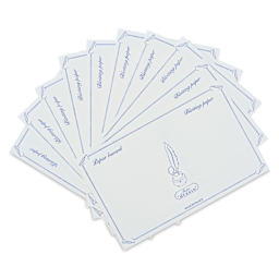 Herbin Blotter Paper - Pkg of 10 Sheets, fanned out