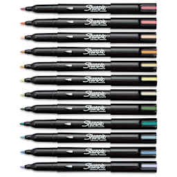 Sharpie Creative Acrylic Markers - Set of 12, Warm Tones, Fine Tip