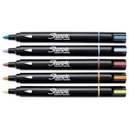 Sharpie Creative Acrylic Markers - Set of 5, Warm Tones, Bullet Tip