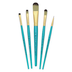 Royal & Langnickel Menta Synthetic Blend Acrylic Brush Set