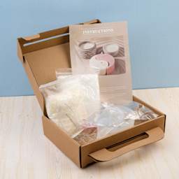 John Bead Ying Yang Symbol Candle Making Kit contents in packaging