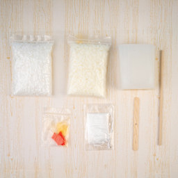 John Bead Rainbow Arch Candle Making Kit contents
