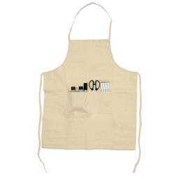 Wear’m Design Your Own Canvas Apron with Pockets - 29" x 32", with supplies (not included)