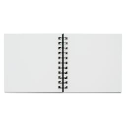 Fluid Watercolor Journal - Hot Press, 6" x 6", open