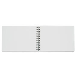 Fluid Watercolor Journal - Hot Press, 7" x 10", open