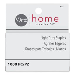 Dritz Light Duty Staples - Pkg of 1,000, 5/16" front of packaging