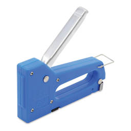 Dritz Light Duty Staple Gun - Blue angled view