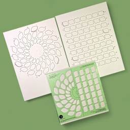 Pacific Arc ColourJot Mixing Template - Leaves