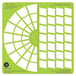 Pacific Arc ColourJot Mixing Template - Squares, out of packaging