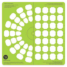 Pacific Arc ColourJot Mixing Template - Tiles, out of packaging
