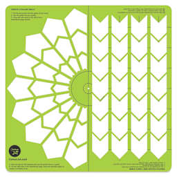 Pacific Arc ColourJot Mixing Template - Chevrons, out of packaging