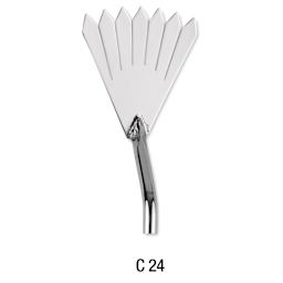 Silver Brush Creative Palette Knife - Fan, C24, close-up