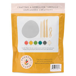 Breathe People DIY Hanging Planter Kit, back of packaging