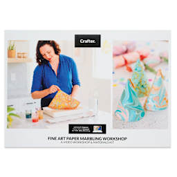 Crafter Paper Marbling Workshop Kit front of packaging