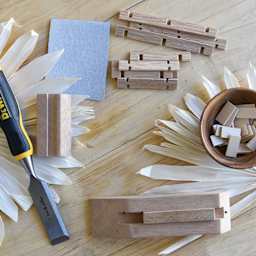 Crafter Kumiko Woodworking Workshop Kit contents