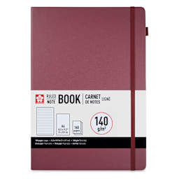Sakura Notebook - Mulberry, 8.3" x 11.7", Ruled