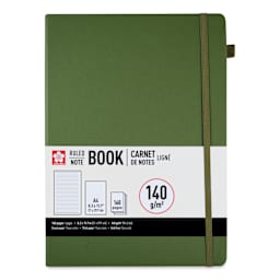 Sakura Notebook - Pine Needle, 8.3" x 11.7", Ruled