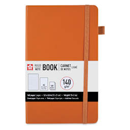 Sakura Notebook - Amber, 5.1" x 8.3", Ruled
