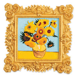 Craft Hero Muddies 3D Wall Frame Painting Kit - Sunflowers, finished
