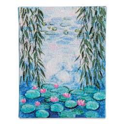 Craft Hero Muddies Monet’s Water Lilies Canvas Painting Kit, finished piece