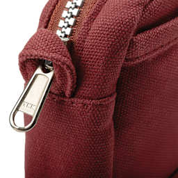 Soolla Studio Pouch - Sangria, zipper