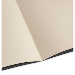 Artik Singer Sewn Notebook - Coconut, 5" x 8-1/4", Blank, Pkg of 2, open