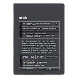 Artik Hardcover Notebook - Coconut, 5-3/4" x 8-1/4", Blank, front