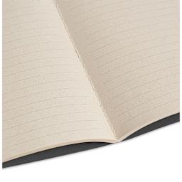 Artik Singer Sewn Notebook - Coconut, 3-1/2" x 5-1/2", Ruled, Pkg of 3, open