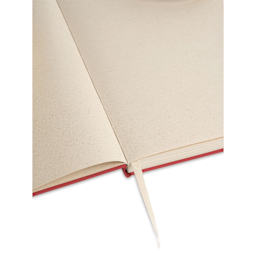 Artik Hardcover Notebook - Cherry, 5-3/4" x 8-1/4", Blank, open