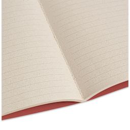 Artik Singer Sewn Notebook - Cherry, 3-1/2" x 5-1/2", Ruled, Pkg of 3, open