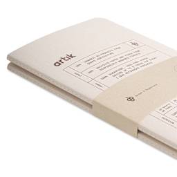 Artik Singer Sewn Notebook - Grape, 5" x 8-1/4", Ruled, Pkg of 2