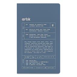 Artik Singer Sewn Notebook - Lavender, 5" x 8-1/4", Blank, Pkg of 2, front cover