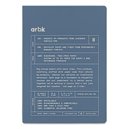 Artik Hardcover Notebook - Lavender, 5-3/4" x 8-1/4", Blank, front