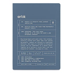 Artik Hardcover Notebook - Lavender, 5-3/4" x 8-1/4", Ruled, front