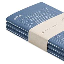 Artik Singer Sewn Notebook - Lavender, 3-1/2" x 5-1/2", Ruled, Pkg of 3