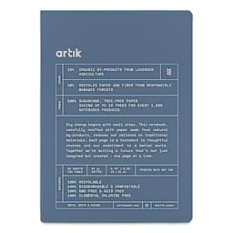 Artik Hardcover Notebook - Lavender, 5-3/4" x 8-1/4", Dot Grid, front