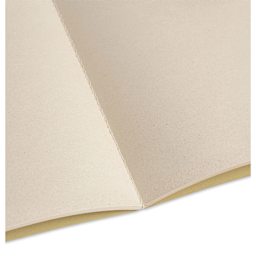 Artik Singer Sewn Notebook - Olive, 5" x 8-1/4", Blank, Pkg of 2, open